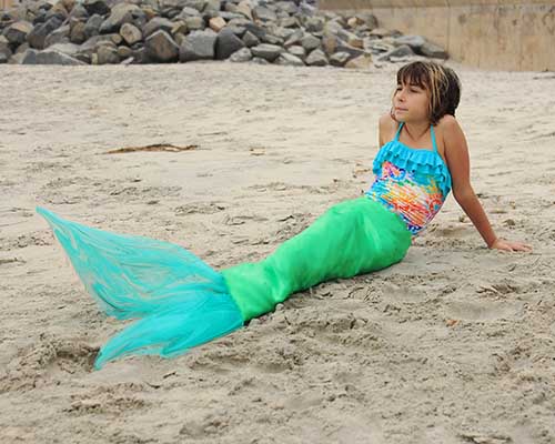 Child Mermaid Images for Syrenia Imagery Advertisements