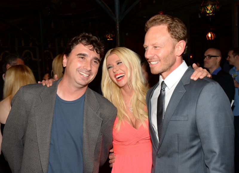 LOS ANGELES, CA - AUGUST 02:  (L-R) Director Anthony C. Ferrante, actress Tara Reid and actor Ian Ziering attend 'Fathom Events Presents The Premiere Of The Asylum And Syfy's "Sharknado" Pre-Party' on August 2, 2013 in Los Angeles, California.  (Photo by Mark Davis/Getty Images)